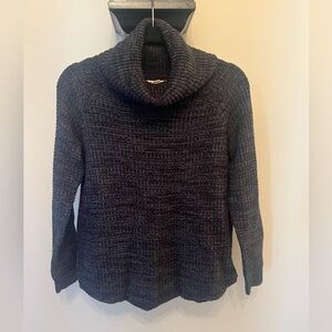 Dark Gray Turtleneck Sweater
